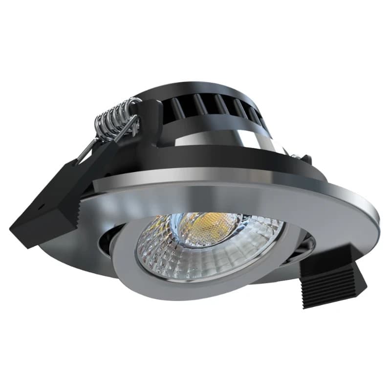 ELP LED InbouwspotØ70mm | 7W 2700K/3000K 700Lm | 927/930 38° IP65 | Triac Dimbaar | Chroom thumbnail 2