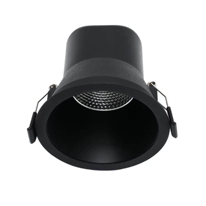 ELP LED InbouwspotØ68mm | 6W 2700K/4000K 480Lm | 927/940 60° IP44 | Triac Dimbaar | Zwart 3CCT