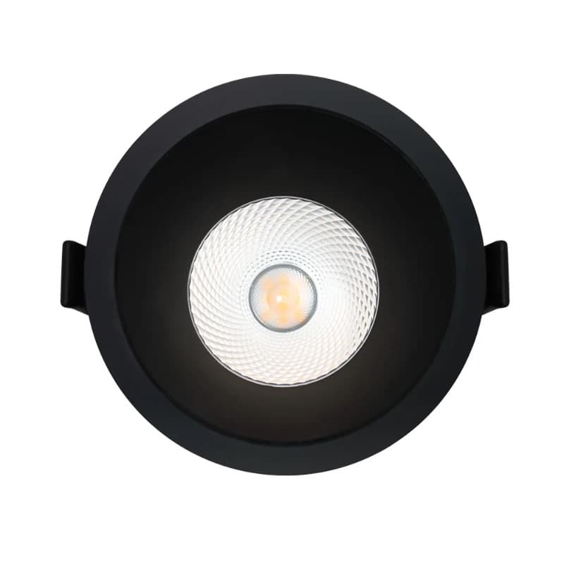 ELP LED InbouwspotØ90mm | 9W 2700K/4000K 700Lm | 927/940 60° IP44 | Triac Dimbaar | Zwart 3CCT thumbnail 2