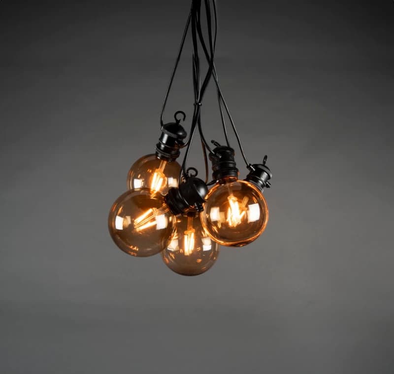 Konstsmide LED Lichtsnoer Startset | 10 Lichtpunten | 10m | Extra Warmwit | 24V thumbnail 2