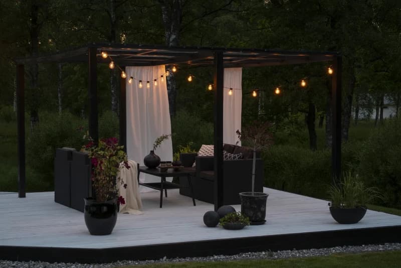 Konstsmide LED Lichtsnoer Startset | 10 Lichtpunten | 10m | Extra Warmwit | IP44 thumbnail 2