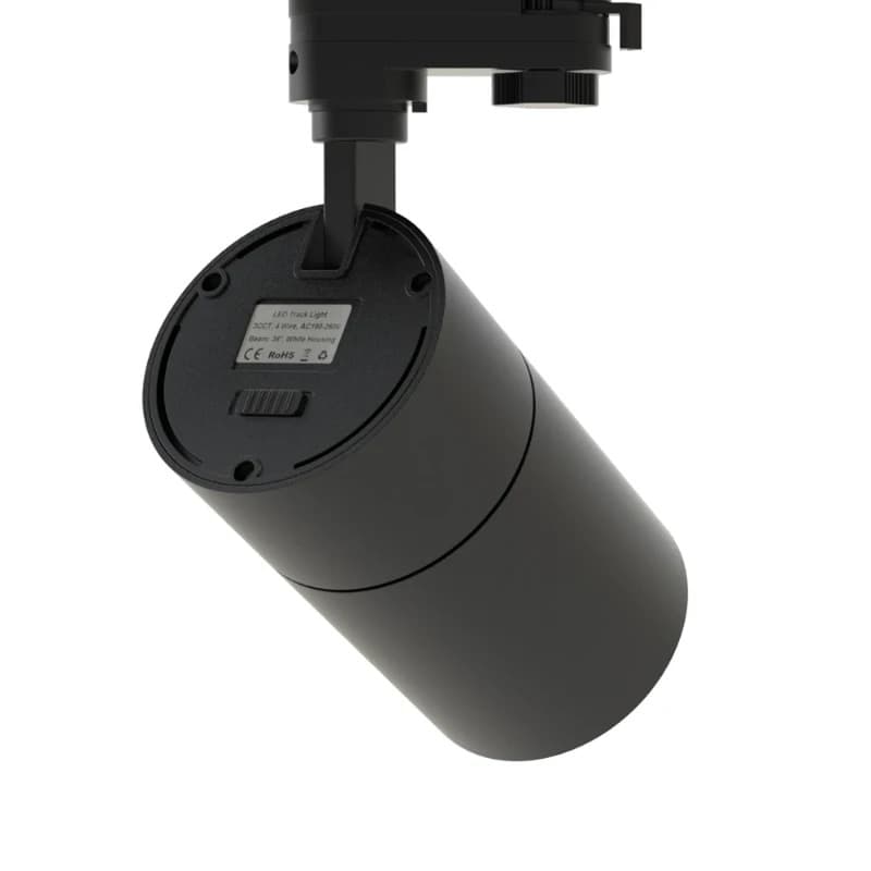 ELP LED 3-Fase Railspot | 30W 3000K/5000K 2850Lm | 830/850 36° IP20 | Triac Dimbaar | Zwart 3CCT thumbnail 2