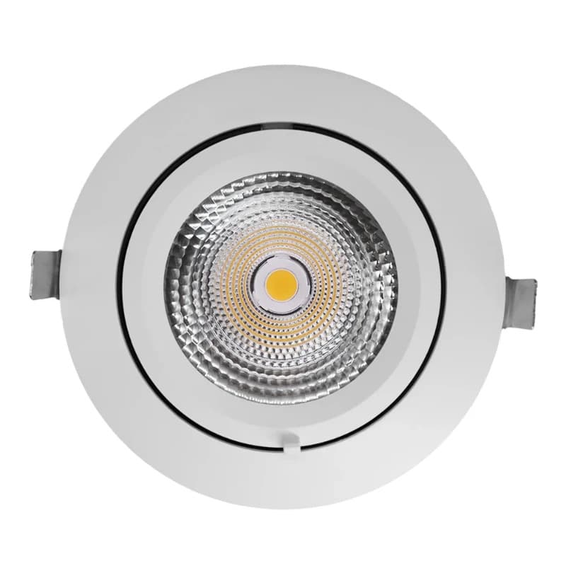 ELP LED BanaanspotØ175mm | 44W 3000K 3800Lm | 930 38° | Wit Gimbal Power Switch thumbnail 2
