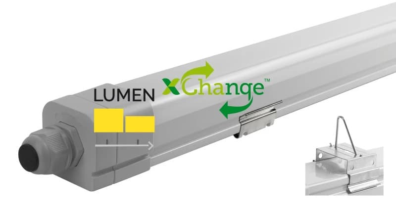 Megaman LED Montagebalk| 33W 4000K 2500Lm/4800Lm | 840 IP66 | HAGON