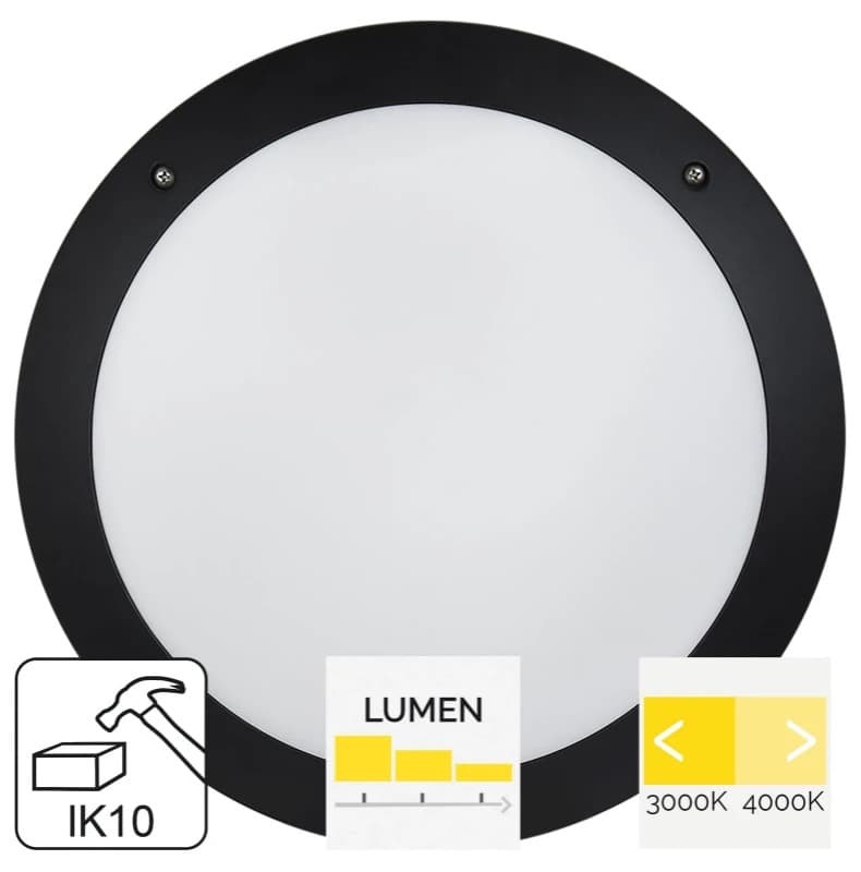 FONDA ALU ZWART 10/15/22W