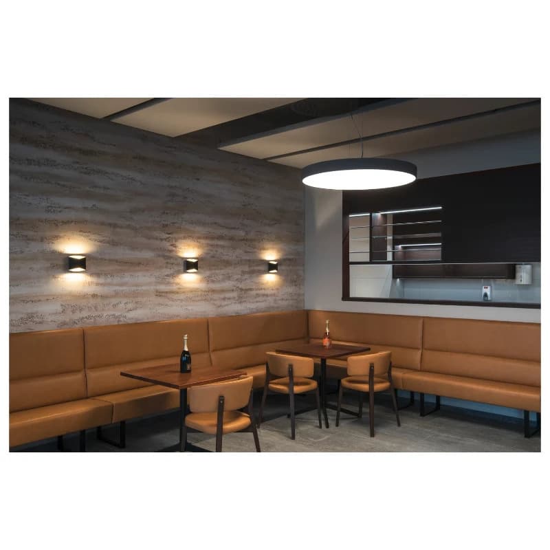 SLV LED Wandlamp | 9.2W 2700K 250lm 827 | IP20 Dimbaar Zwart | CARISO thumbnail 2