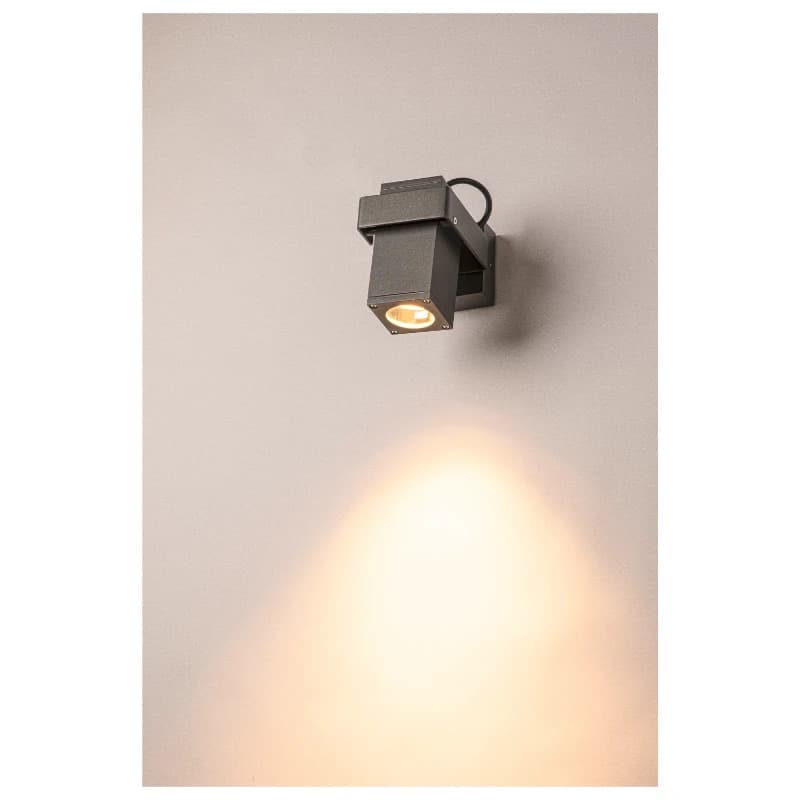 SLV LED Plafond- Wandlamp | 1X GU10 Max 7W  | IP65 Dimbaar | THEO thumbnail 2