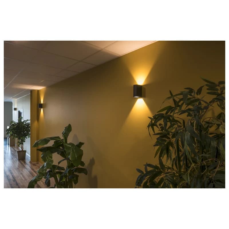 SLV LED Wandlamp | 8W 3000K 520lm 30 | IP44 | QUAD