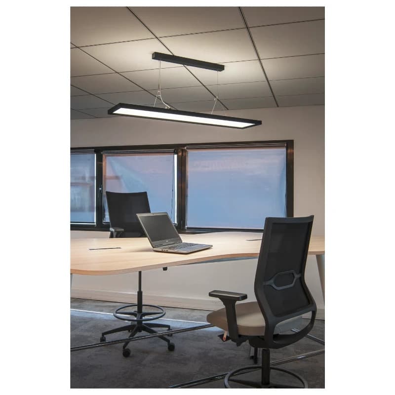 SLV LED Pendelarmatuur | 57W 4000K 5000lm 840 | IP20 DALI Dimbaar | WORKLIGHT