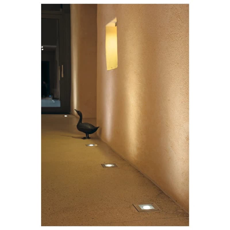 SLV LED Grondspot Vierkant | 1X GU10 Max 35W Dimbaar IP67 | DASAR