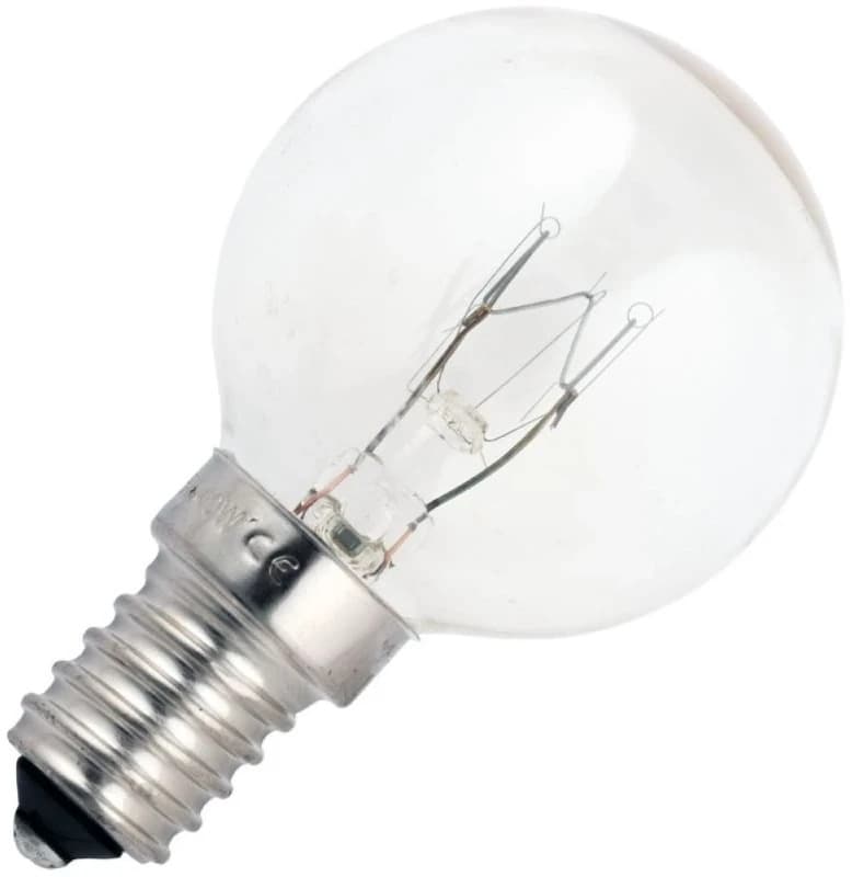 Schiefer E14 Kogel Gloeilamp | 25W 2700K 160lm 220V/240V | Dimbaar