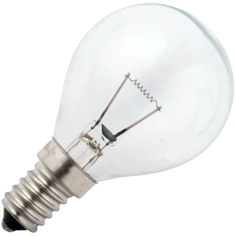 Schiefer E14 Kogel Gloeilamp | 25W 2700K 250lm 24V | Dimbaar