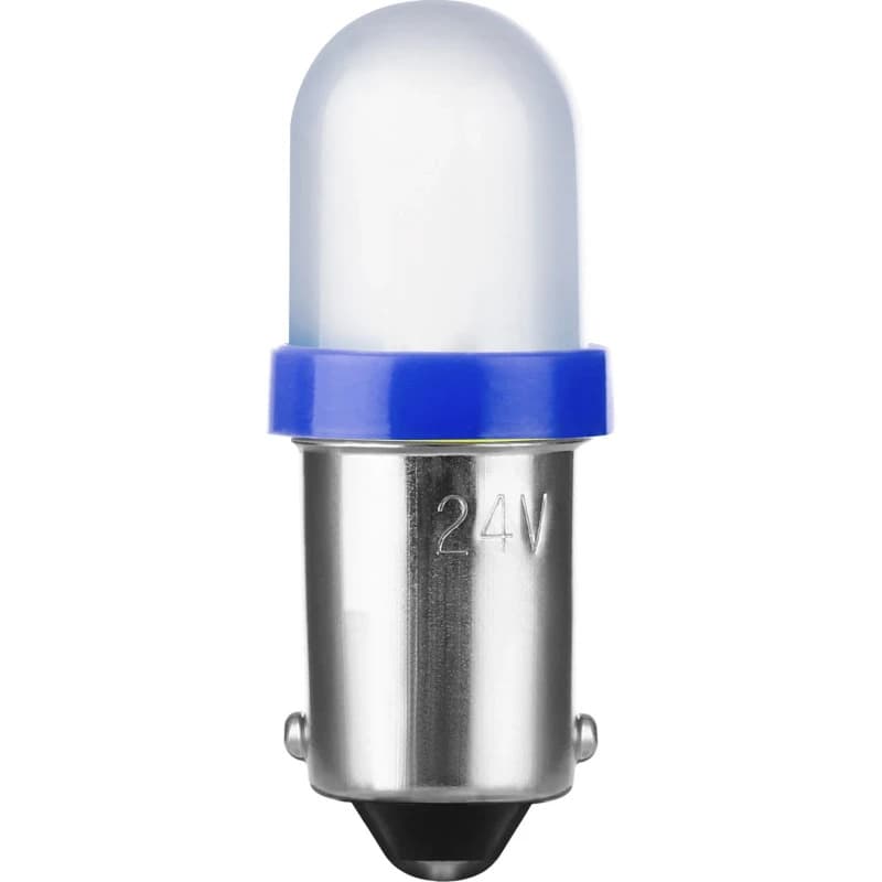Schiefer BA9s LED Lamp | 0.24W 12V 20mA Blauw | 8.5x28mm | 10 stuks thumbnail 2