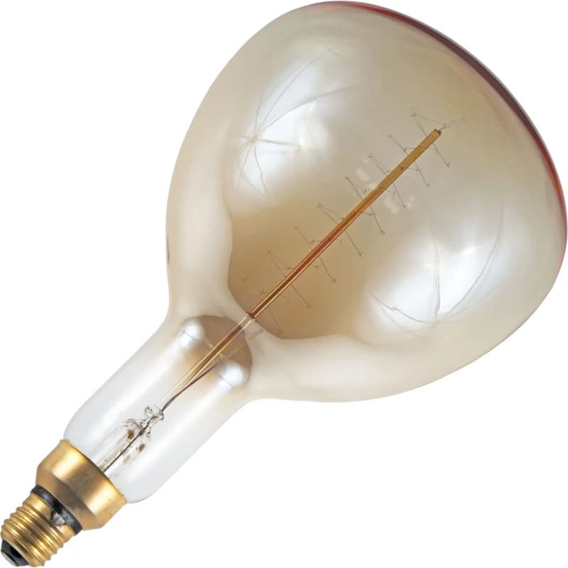 Schiefer E27 Gloeilamp | 60W Goud 240lm 230V | Dimbaar