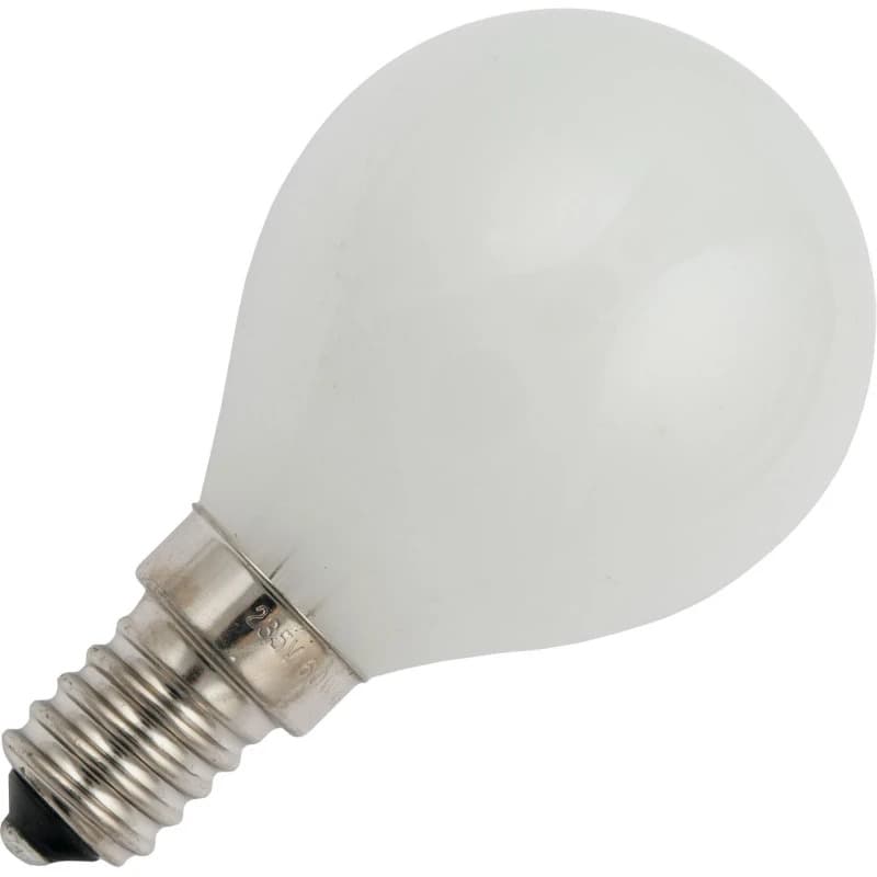 Schiefer E14 Kogel Gloeilamp | 40W 2700K 220lm 65V Mat | Dimbaar