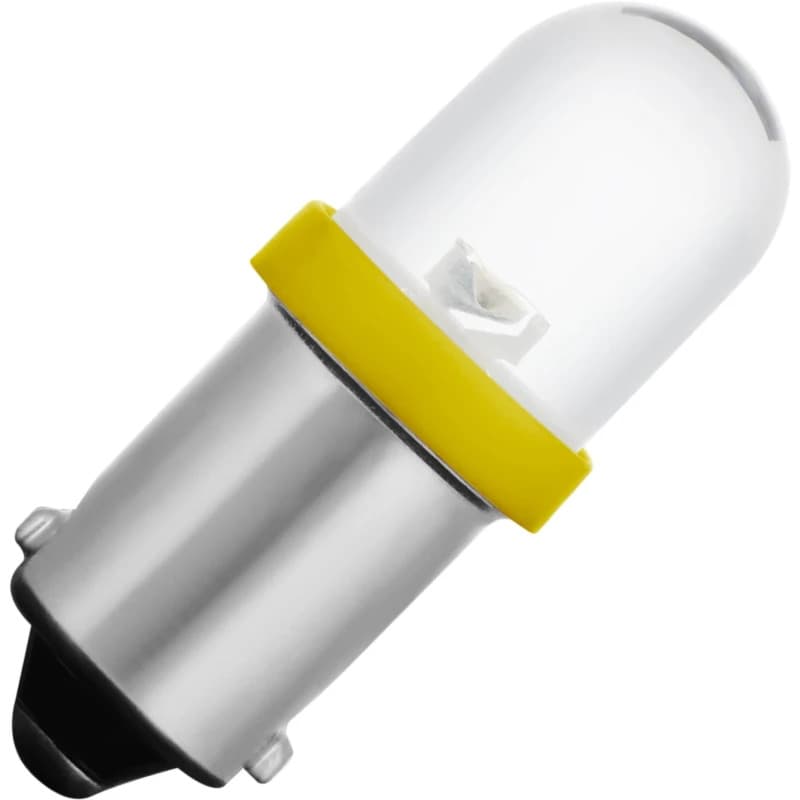 Schiefer BA9s LED Lamp | 0.36W 24V 15mA Geel | 8.5x28mm | 10 stuks