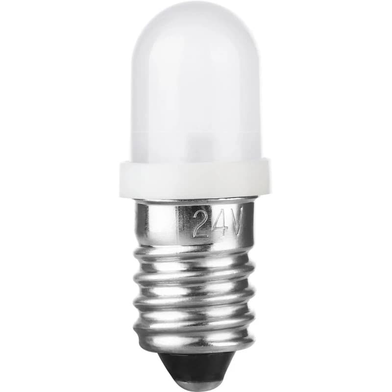 Schiefer E10 LED Lamp | 0.65W 130V 5mA Wit | 8.5x28mm | 10 stuks thumbnail 2
