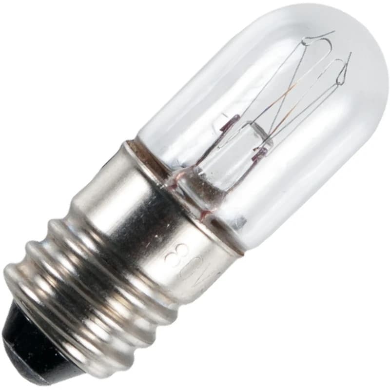 Schiefer E10 Gloeilamp | 3W 80V 37mA 2500K | 10x28mm | 10 stuks