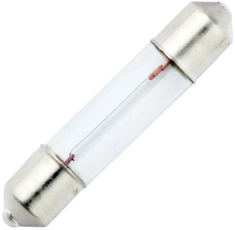 Schiefer S6 Gloeilamp | 3W 12V 250mA 2500K | 6x31mm | 10 stuks thumbnail 2