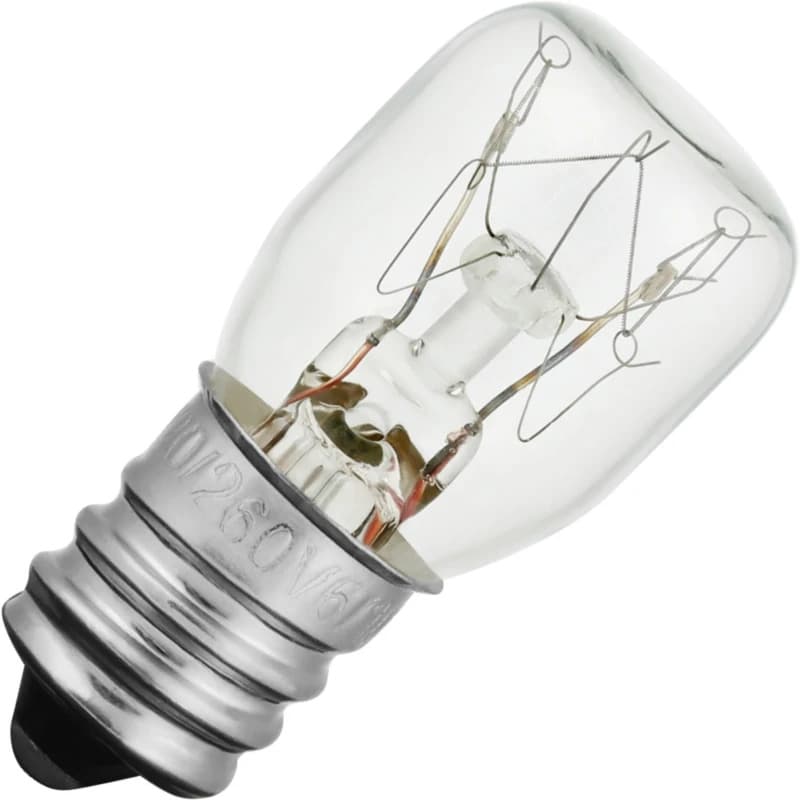 Schiefer E12 Gloeilamp | 6 - 10W 220V/260V 90mA 2500K | 16x35mm | 10 stuks thumbnail 2