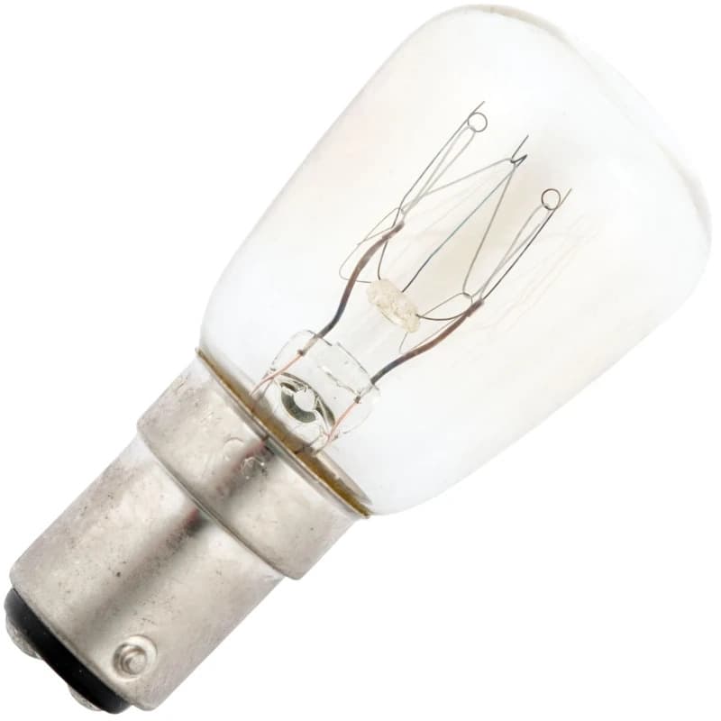 Schiefer BA15d Buis Gloeilamp | 15W 2700K 90lm 130V | Dimbaar thumbnail 2