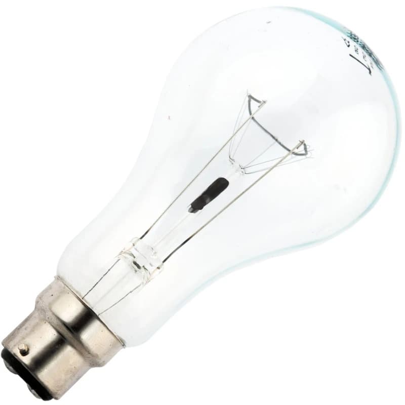 Schiefer Ba22d Gloeilamp | 200W 2700K 2660lm 235V | Dimbaar thumbnail 2