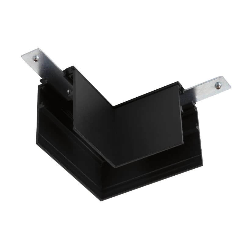 SLV Onderdeel | L-verbinder mechanisch | 48V TRACK | voor opbouwrail diep | rechts | zwart thumbnail 2