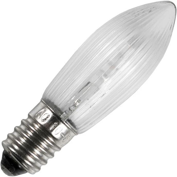 Schiefer E10 LED Lamp | 0.05W 10V/55V 5mA 2200K | 13x44mm | 10 stuks