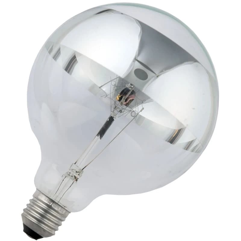 Schiefer E27 Kopspiegel Gloeilamp | 40W 230V 260lm Zilver | Dimbaar thumbnail 2