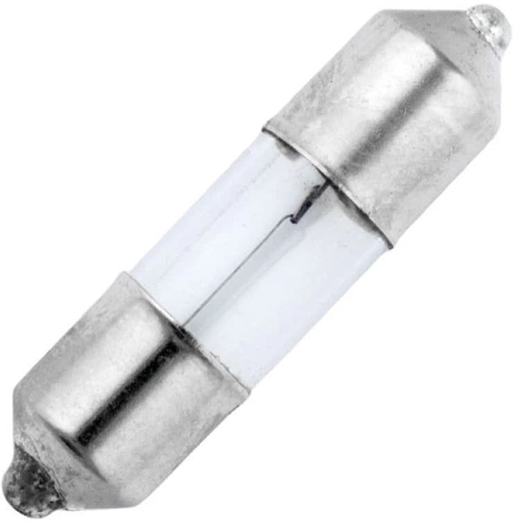 Schiefer S6 Gloeilamp | 3W 12V 250mA 2500K | 6x24mm | 10 stuks