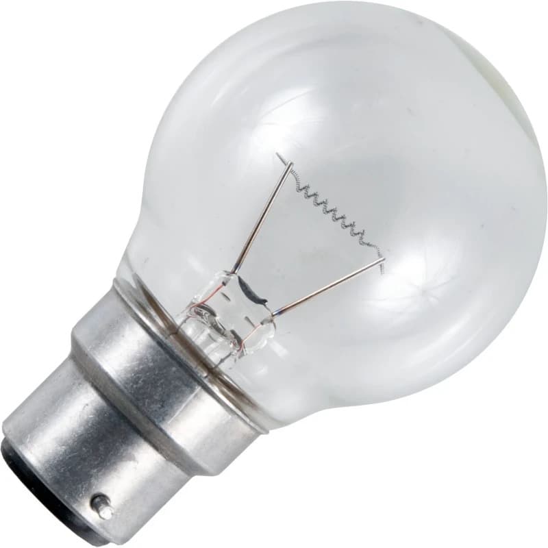 Schiefer Ba22d Globe Gloeilamp | 60W 2700K 780lm 24VØ50mm | Dimbaar thumbnail 2