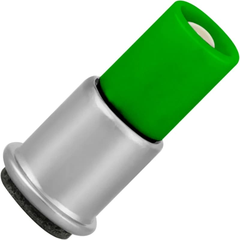 Schiefer Midget flanged LED Lamp | 0.5W 28V 10mA Groen | 6x16mm | 10 stuks thumbnail 2