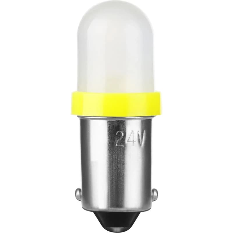 Schiefer BA9s LED Lamp | 0.69W 230V 3mA Geel | 8.5x28mm | 10 stuks thumbnail 2