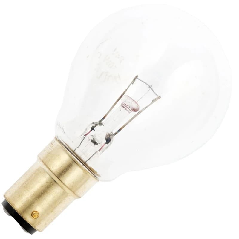 Schiefer Ba15d Kogel Gloeilamp | 25W 2700K 240lm 12V | Dimbaar