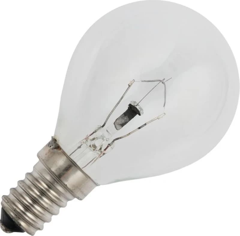 Schiefer E14 Oven Kogel Gloeilamp | 25W 2700K 250lm 24V | Dimbaar thumbnail 2