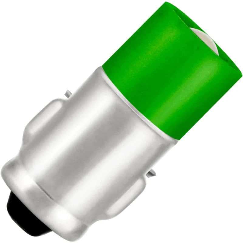 Schiefer BA7s LED Lamp | 0.41W 24V 10mA Groen | 7x20mm | 10 stuks thumbnail 2