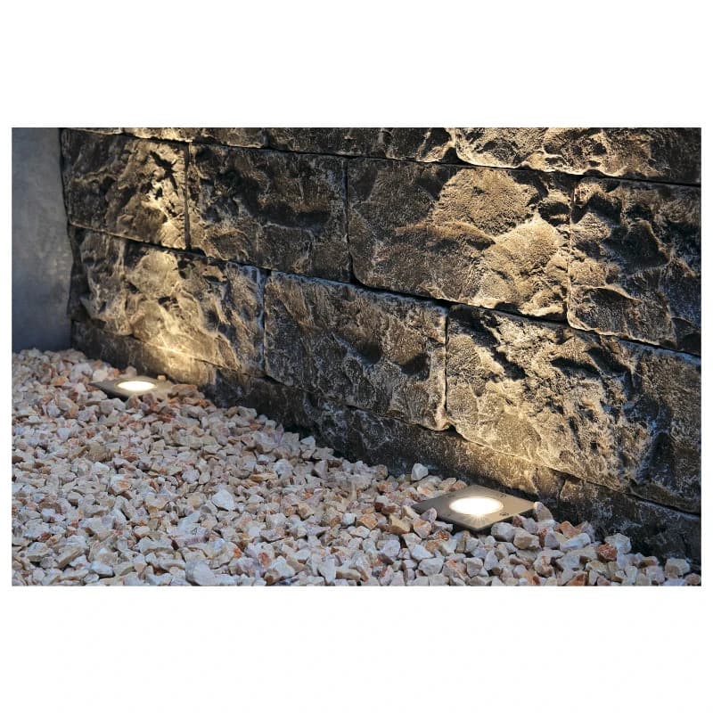 SLV LED Grondspot Vierkant | 1X GU10 Max 35W Dimbaar IP67 | DASAR thumbnail 2