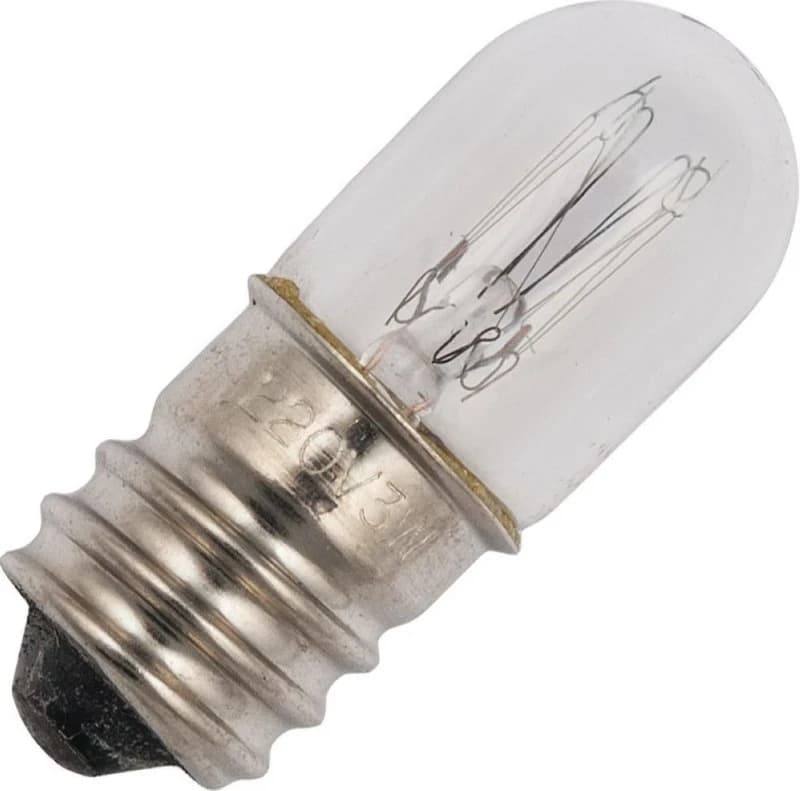 Schiefer E12 Gloeilamp | 3W 220V 13mA 2500K | 13x33mm | 10 stuks