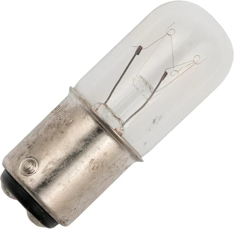 Schiefer BA15d Gloeilamp | 5W 48V 104mA 2500K | 16x45mm | 10 stuks thumbnail 2