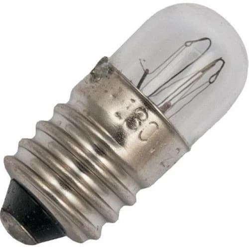 Schiefer E10 Gloeilamp | 2.6W 130V 20mA 2500K | 9x23mm | 10 stuks