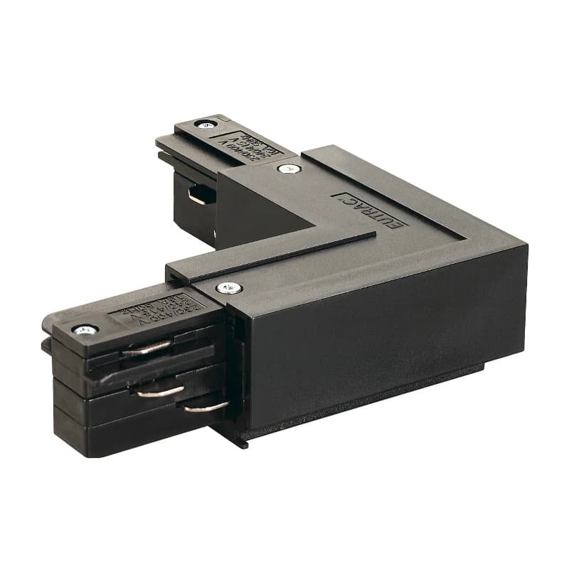 SLV Onderdeel | EUTRAC L-verbinder met voedingsmogelijkheid, aarde buiten, zwart | EUTRAC SYSTEM thumbnail 2