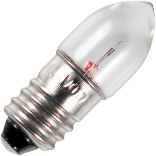 Schiefer E10 Krypton Lamp | 3.36W 4.8V 700mA 2500K | 11.5x30.5mm | 10 stuks