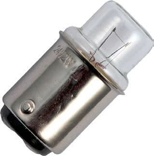 Schiefer BA15d Gloeilamp | 1.2W 60V 20mA 2500K | 14x30mm | 10 stuks