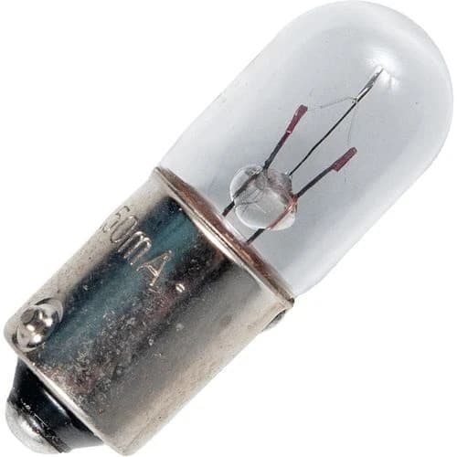 Schiefer BA9s Gloeilamp | 0.12W 2V 60mA 2500K | 10x28mm | 10 stuks