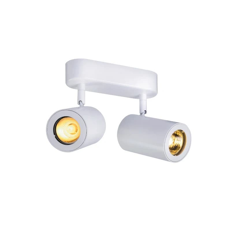 SLV LED Plafond- Wandlamp | 2X GU10 Max 50W  | IP20 Dimbaar Wit | ENOLA thumbnail 2