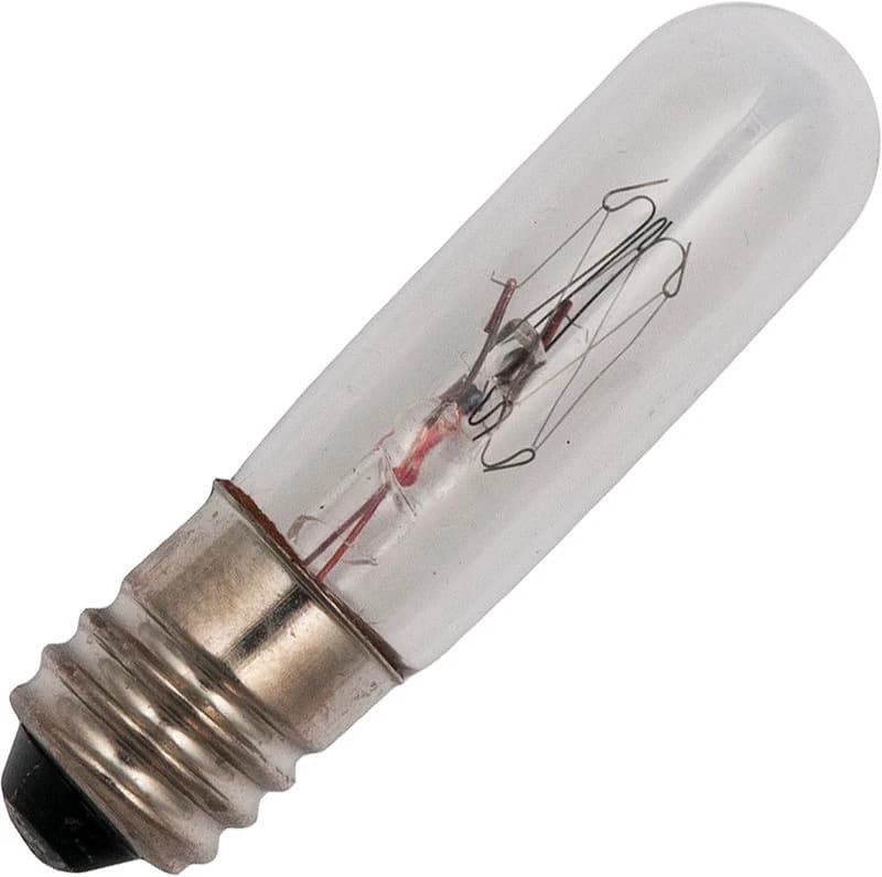 Schiefer E10 Gloeilamp | 3W 130V 23mA 2500K | 10x40mm | 10 stuks thumbnail 2