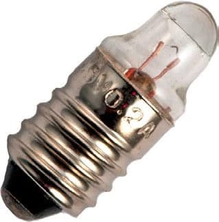 Schiefer E10 Gloeilamp | 0.55W 2.2V 250mA 2500K | 9x23mm | 10 stuks