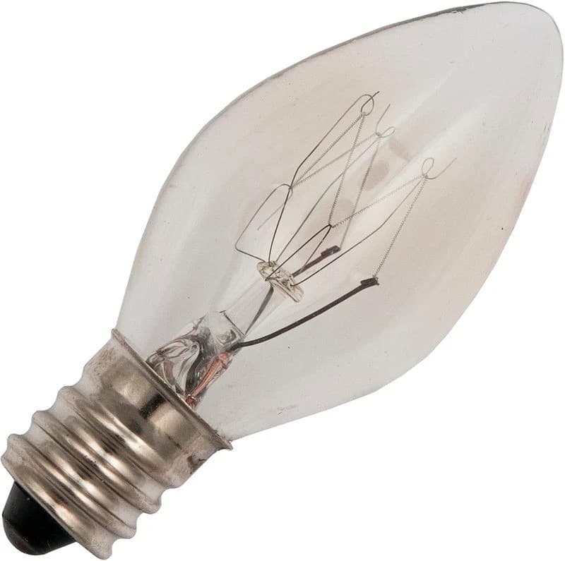 Schiefer E12 Kaars Gloeilamp | 7.5W 2700K 30lm 240V | Dimbaar thumbnail 2