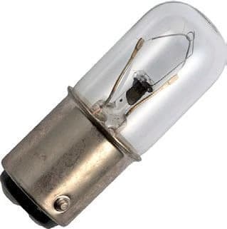 Schiefer BA15d Gloeilamp | 10W 24V 416mA 2500K | 16x45mm | 10 stuks