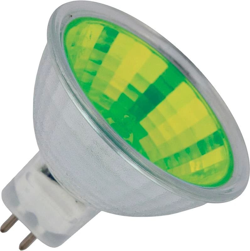 Schiefer GU5.3 MR16 Halogeen Spot | 50W 12V Groen 38° Ø50mm | Dimbaar